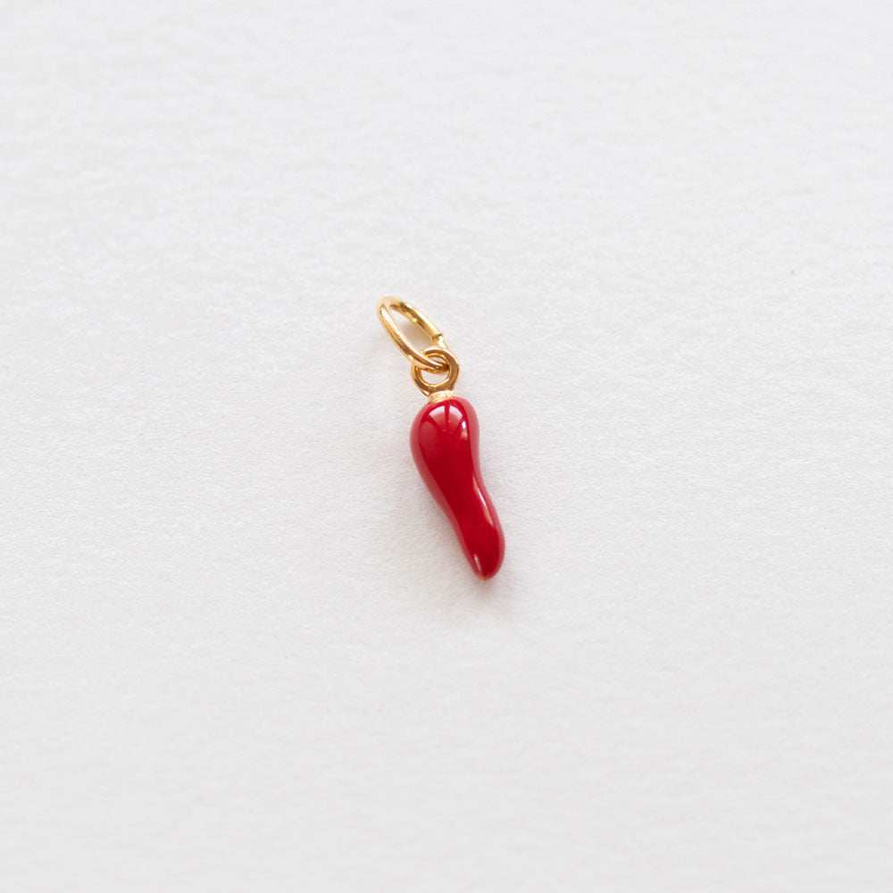 Cornicello necklace charm gold