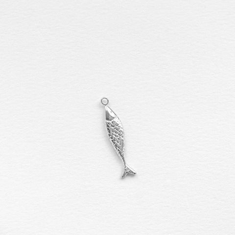 Diving barbouni earring charm silver