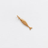 Diving barbouni necklace charm gold