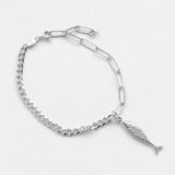 Diving barbouni necklace charm silver