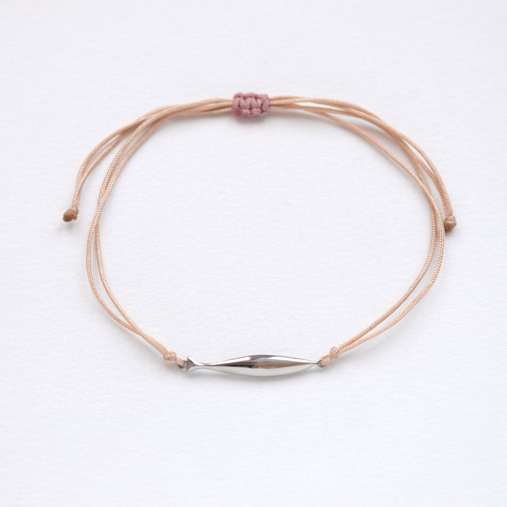 Diving sardela bracelet silver