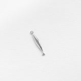 Diving sardela earring charm silver