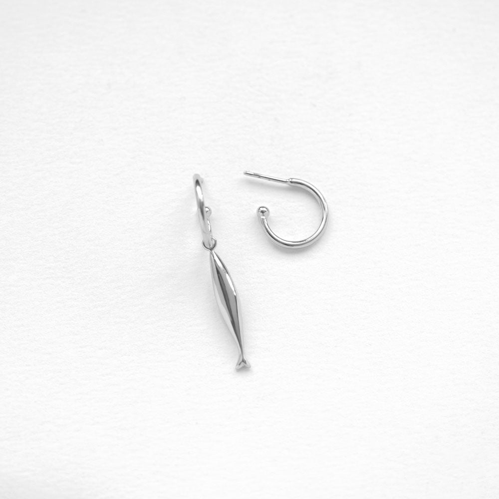 Diving sardela earring charm silver