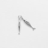 Diving sardela necklace charm silver