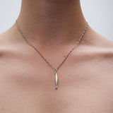 Diving sardela necklace charm silver