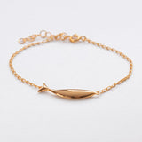 Diving tuna bracelet gold