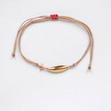 Diving tuna bracelet with thread gold