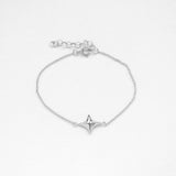 Gazing bracelet silver