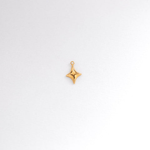 Gazing earring charm gold