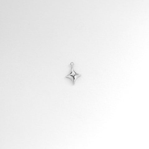 Gazing earring charm silver