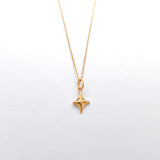 Gazing necklace gold
