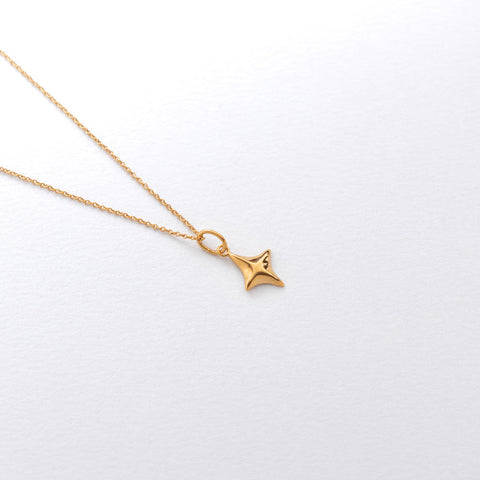 Gazing necklace gold
