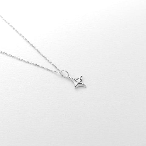 Gazing necklace silver