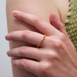 Hiking ring gold