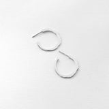 Hiking earrings silver