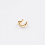 Hugging cuff earring gold