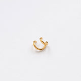 Hugging cuff earring gold