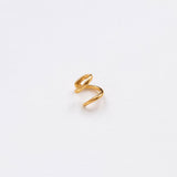 Hugging cuff earring gold