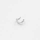 Hugging cuff earring silver