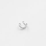Hugging cuff earring silver
