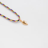 Lithrini necklace with thread gold