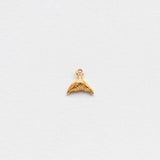Mermaid earring charm gold