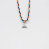 Mermaid necklace with thread silver