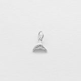 Mermaid necklace charm silver