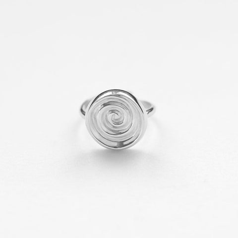 Spinning ring silver