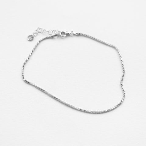 Rita anklet silver