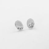 Sailing stud earrings silver