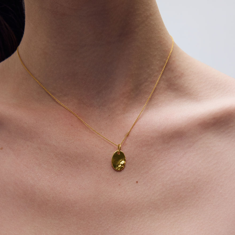 Sailing necklace gold