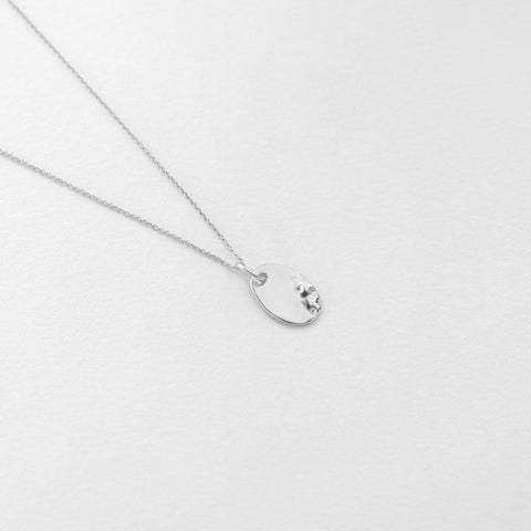 Sailing necklace silver