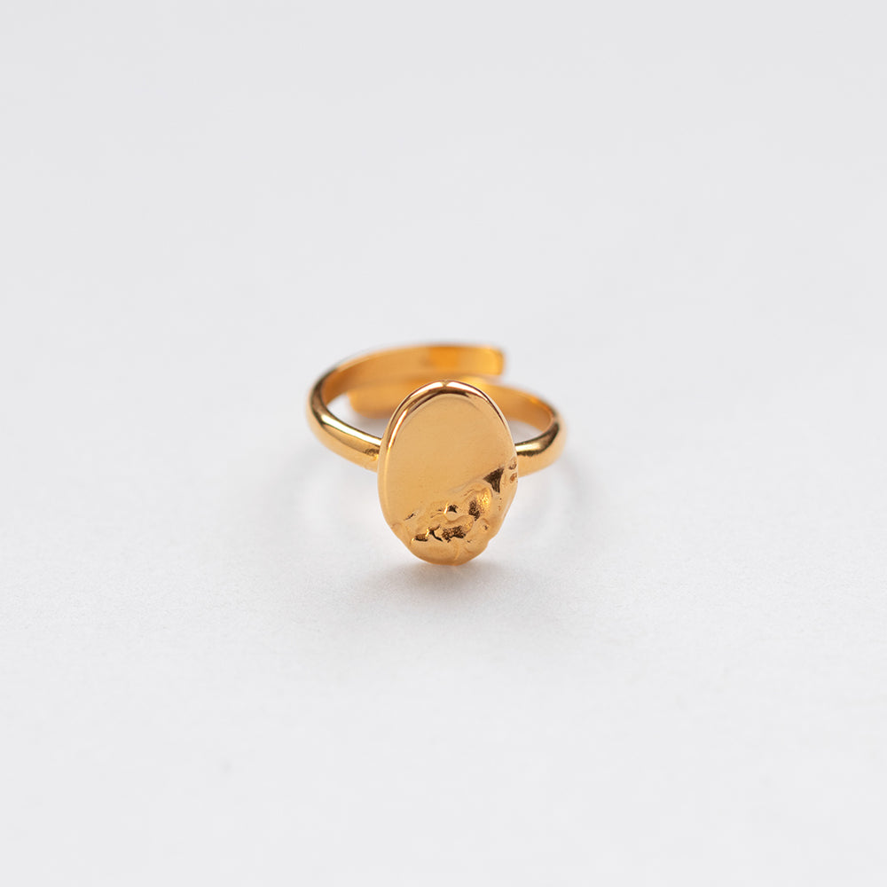 Sailing open ring gold
