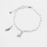 Stevie anklet silver