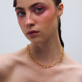 Strolling necklace gold