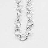 Strolling necklace silver