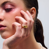 Surfing ring gold