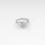 Surfing ring silver
