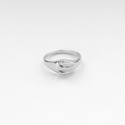 Surfing ring silver
