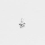 Tartaruga earring charm silver