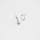 Tartaruga earring charm silver