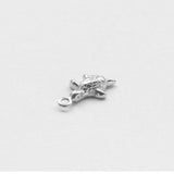 Tartaruga earring charm silver