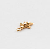 Tartaruga earring charm gold