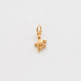 Tartaruga necklace charm gold