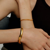 Vague bracelet gold