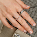 Vague sauvage ring silver