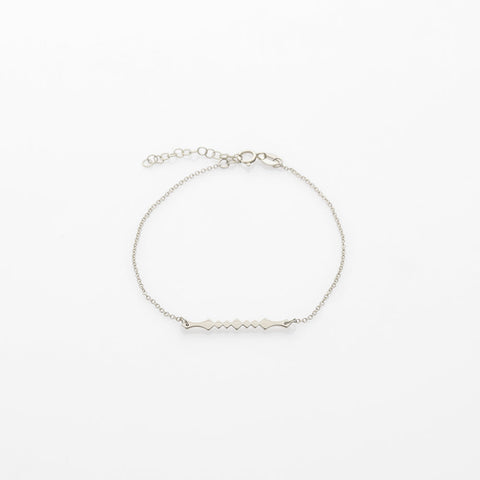Alexa bracelet 14K white gold