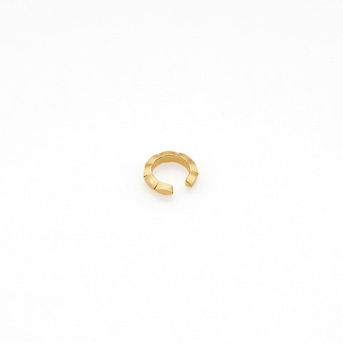 Tiny Treasures navette cuff earring gold