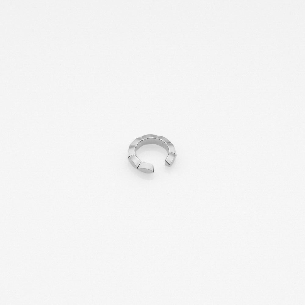 Tiny Treasures navette cuff earring silver